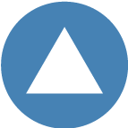 icono, triángulo representa la prevención